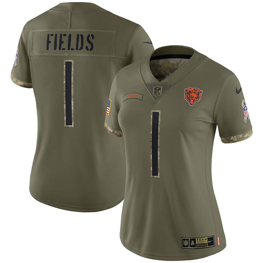 

Джерси Nike Chicago Bears, оливковый