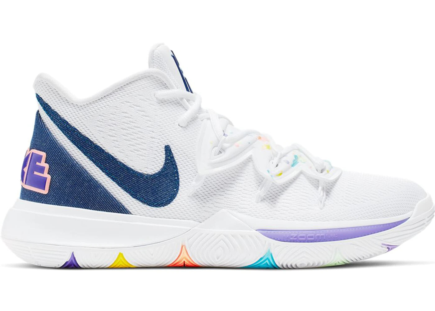 

Кроссовки Nike Kyrie 5, белый / синий