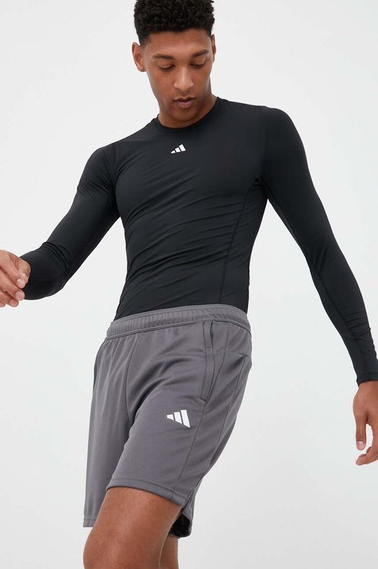 Тренировочная футболка с длинными рукавами Techfit adidas, черный