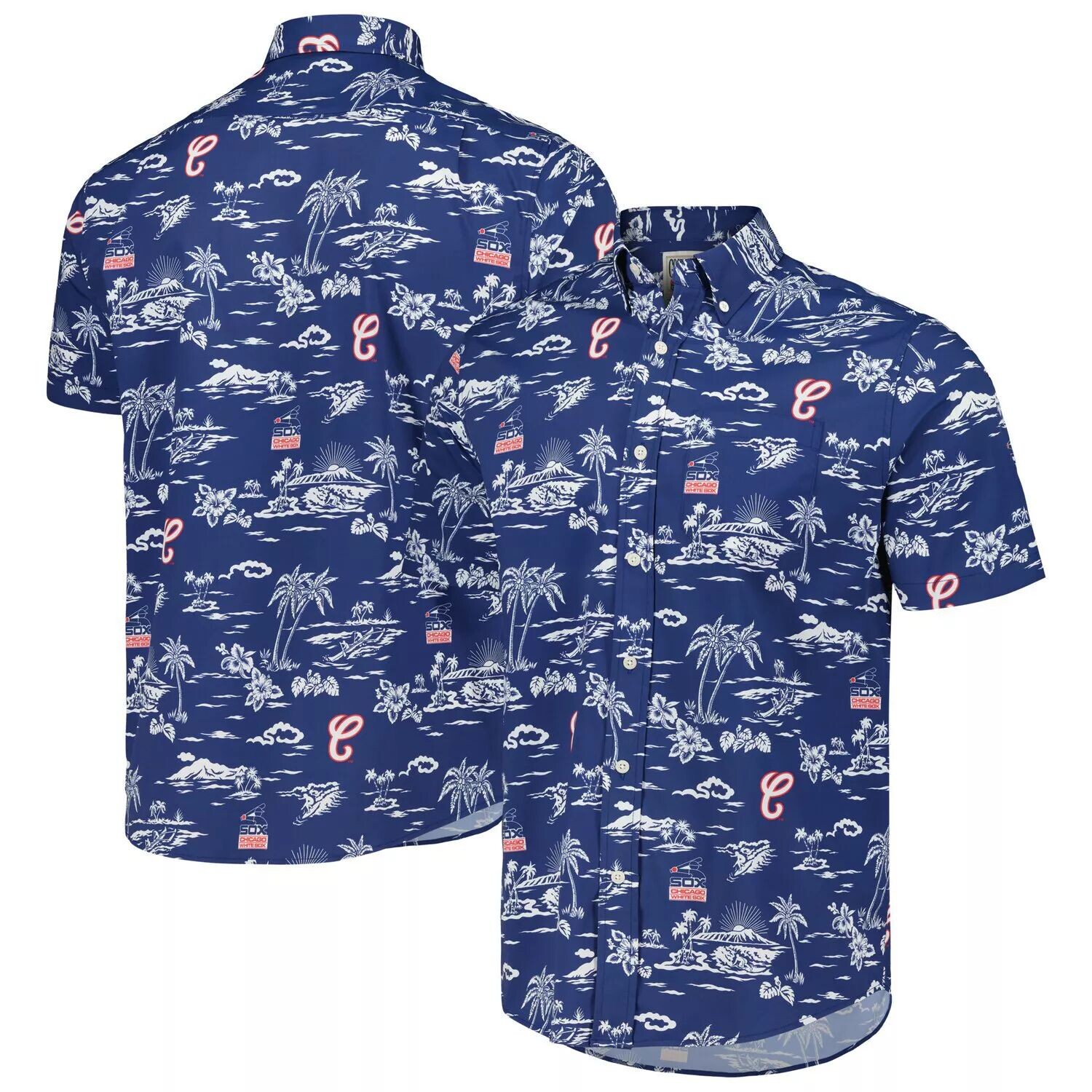 

Мужская рубашка на пуговицах Reyn Spooner Navy Chicago White Sox Kekai