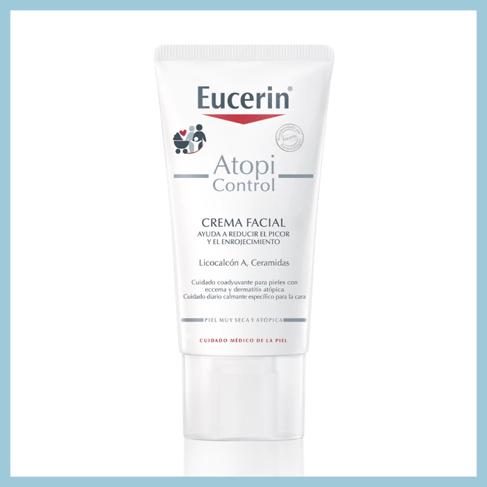 Крем для лица AtopiControl Crema Facial Eucerin, 50 ml крем для лица crema espuma de limpieza facial cetaphil 473 ml