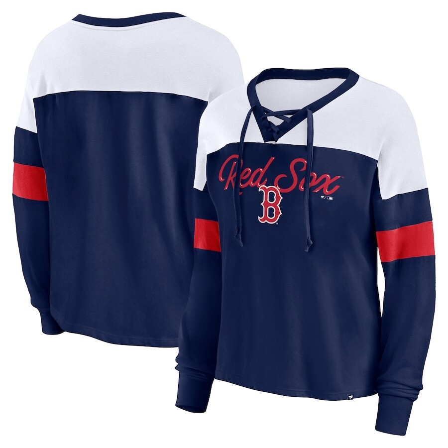 

Футболка с длинным рукавом Fanatics Branded Boston Red Sox, нави