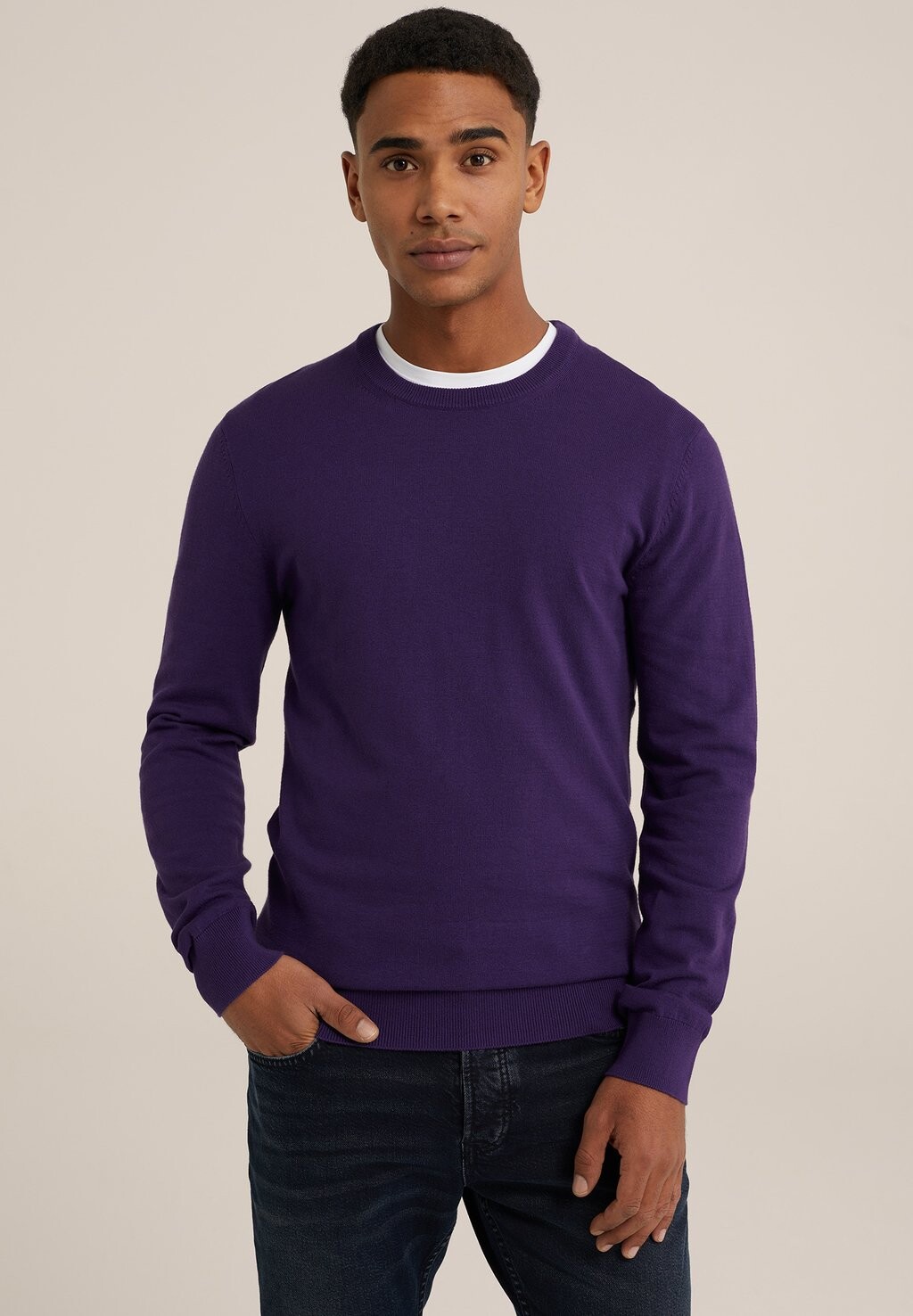 

Вязаный свитер WE Fashion, цвет violet