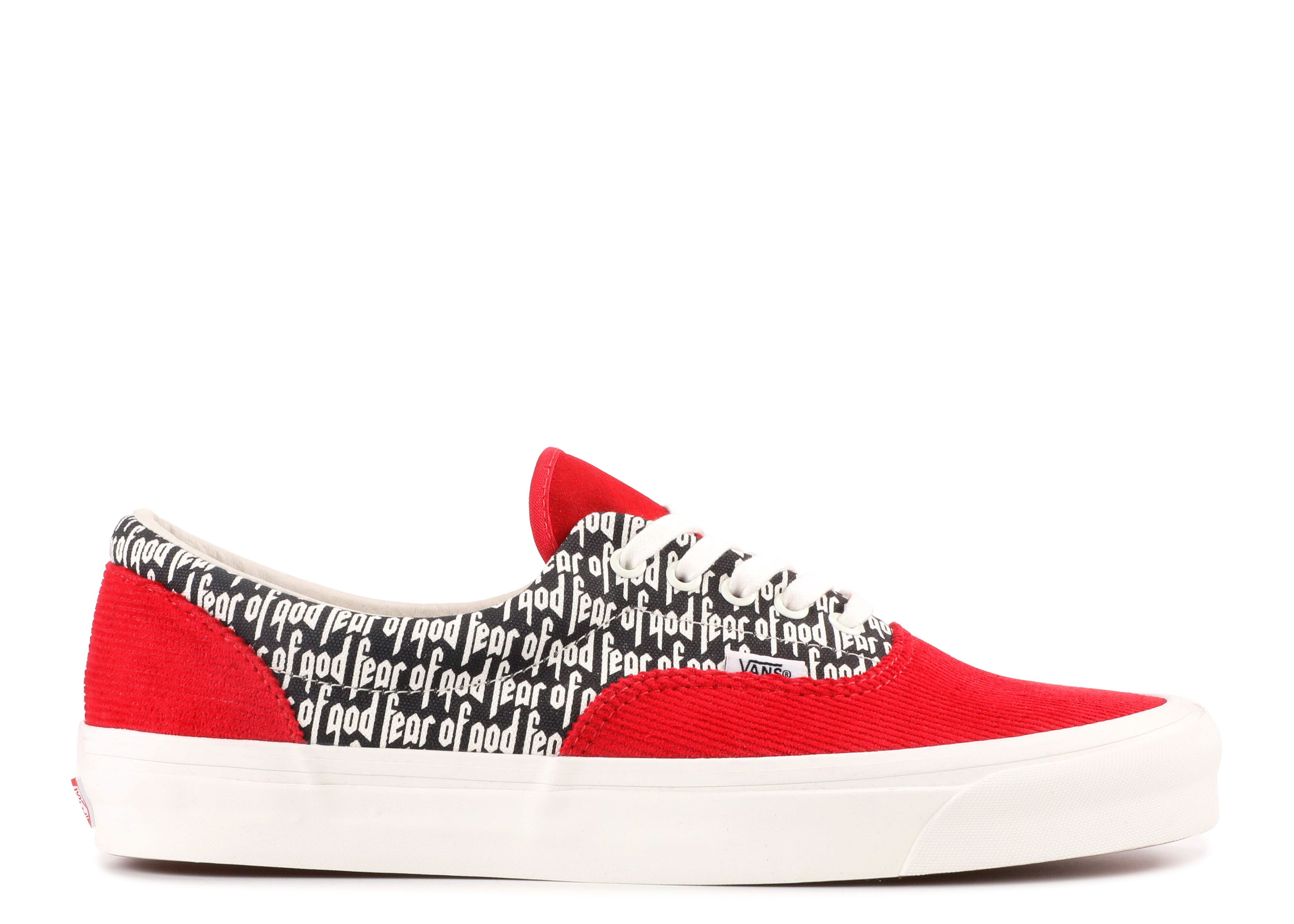 Кроссовки Vans Fear Of God X Era 95 Dx 'Collection 2 Red', красный кроссовки vans fear of god x era 95 reissue marshmallow белый