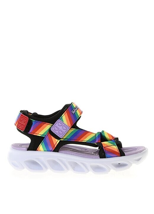 

Разноцветные сандалии для девочек 20218L BKMTHYPNOSPLASHRAINBOWLIGHTS Skechers
