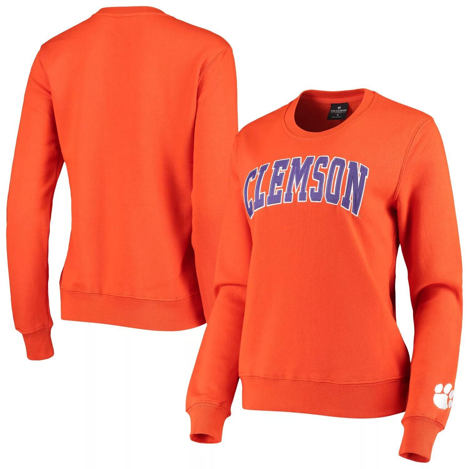 

Женский пуловер Colosseum Orange Clemson Tigers Campanile свитшот Colosseum