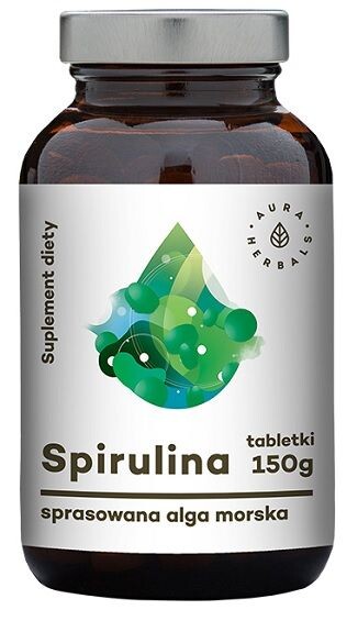 

Препарат для очищения организма Aura Herbals Spirulina, 1 op.