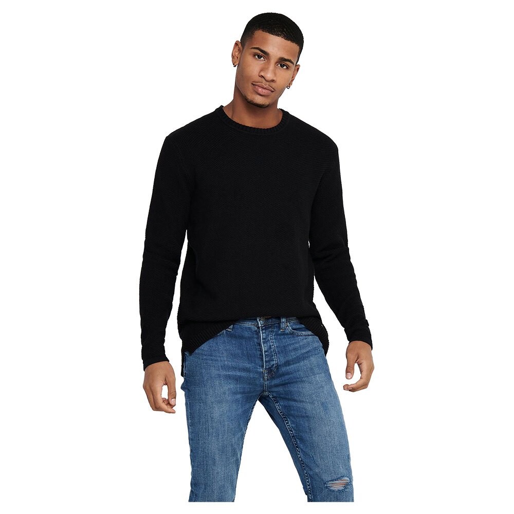 

Свитер Only & Sons Dan Crew Neck, черный