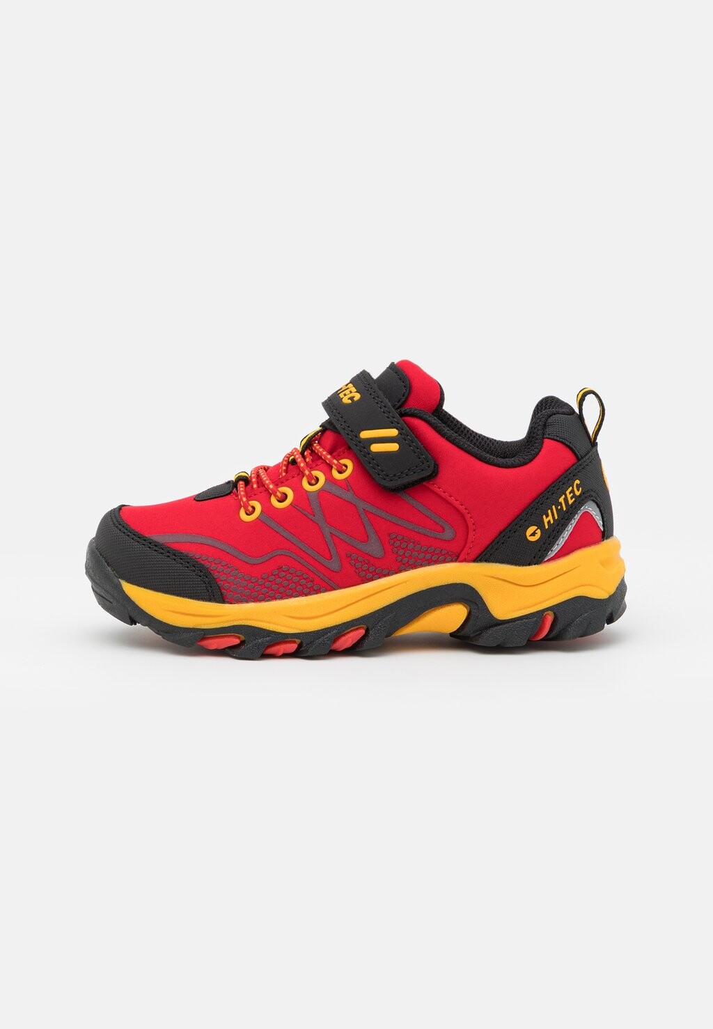 Кроссовки BLACKOUT LOW UNISEX HI-TEC, цвет red/black/yellow hi black