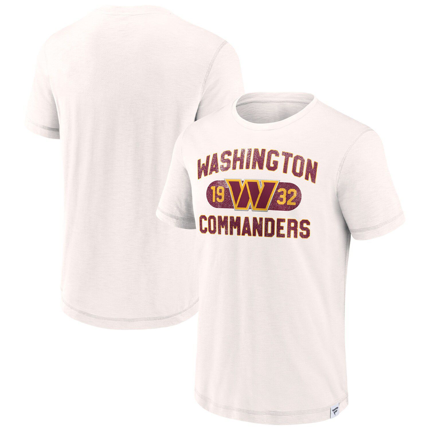 Мужская белая футболка с логотипом Washington Commanders Act Fast Fast Fanatics цена и фото
