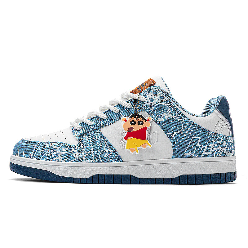 

Кроссовки Crayon Shinchan/Crayon Shinchan Skateboarding Shoes Unisex Low-top, цвет Mei Ziqing