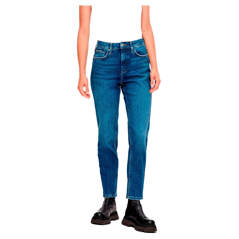 

Джинсы Yas Zeo Girlfriend Ankle Mid Waist, синий