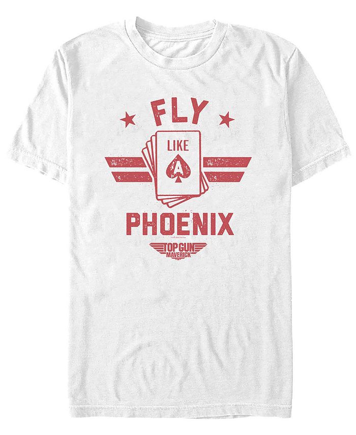 Мужская футболка с коротким рукавом Top Gun Phoenix Hand Fifth Sun, белый