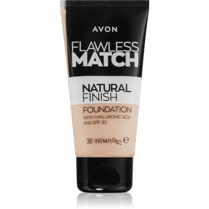 

Тональный крем Flawless Match Natural Finish SPF 20 - 115P Pale Pink, 30 мл Avon