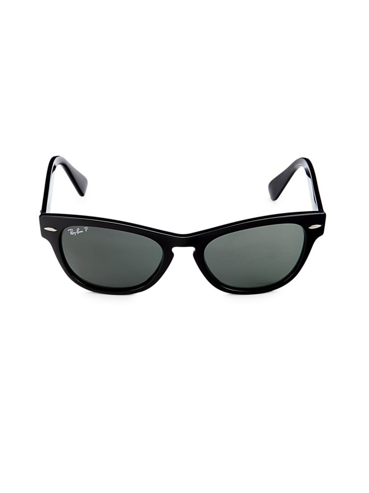 Солнцезащитные очки «кошачий глаз» 54MM Ray-Ban, черный солнцезащитные очки masao gabrielle 54mm casablanca черный