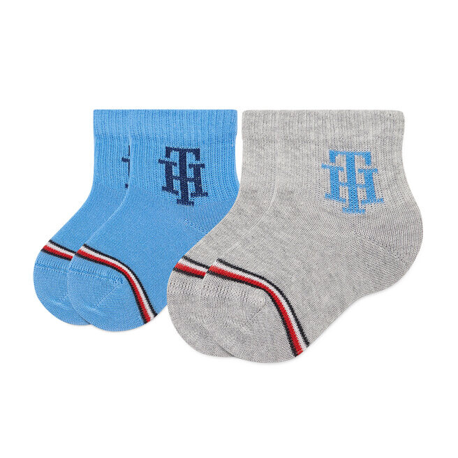 

Носки Tommy Hilfiger, 2 шт, серо-голубой