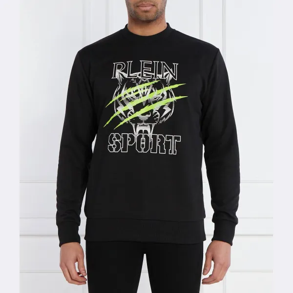 

Толстовка классического кроя Tiger Line Plein Sport, черный