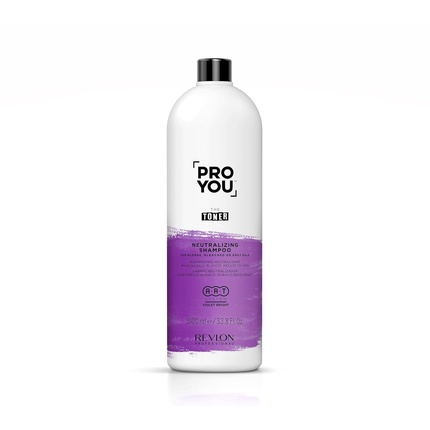 Revlon Professional Pro You The Toner Neutralizing Shampoo Высокоочищающий шампунь для светлых, обесцвеченных и седых волос 1000 мл