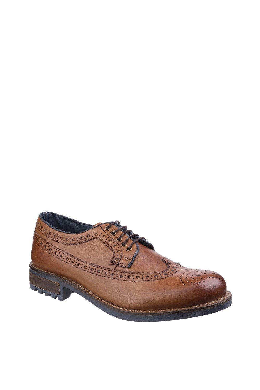 Кожаные туфли на шнуровке Тополь Cotswold, коричневый
