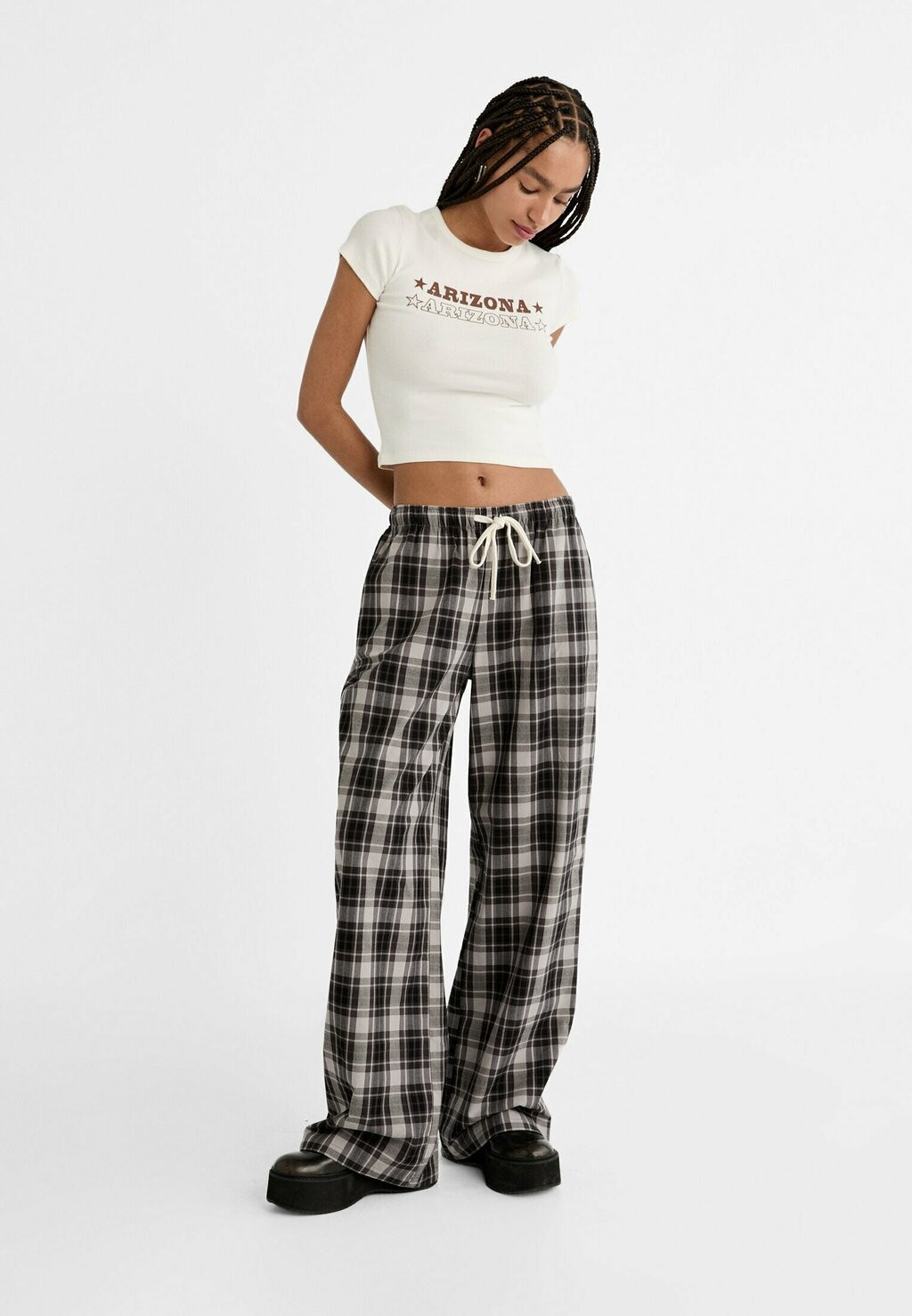 

Футболка с принтом SHORT SLEEVE ARIZONA Stradivarius, белый