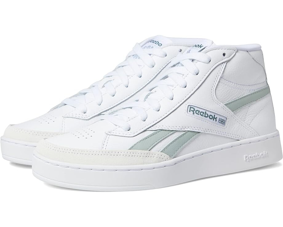 Кроссовки Reebok Club C Form High-Top, цвет White/Sea Spray/Chalk Green