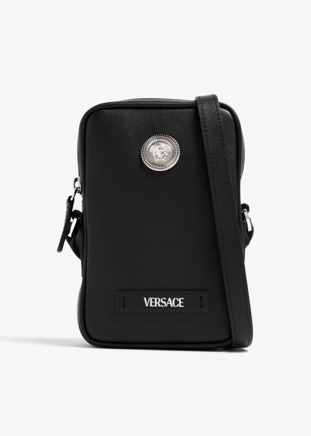 Сумка Versace Medusa Biggie Small Crossbody, черный