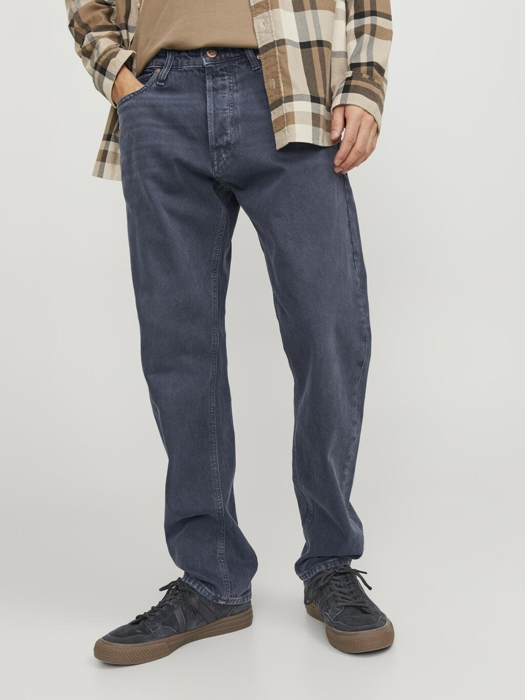

Прямые джинсы Jack & Jones, серый Jjichris Jjcooper