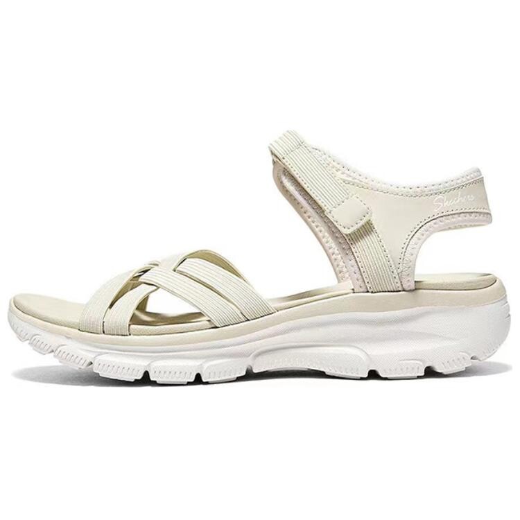 

Современные комфортные пляжные сандалии женские натуральные Skechers
