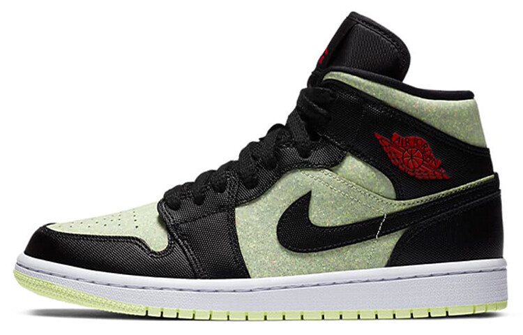 

Женские кроссовки Nike Air Jordan 1 Mid Se, черные, едва вольт