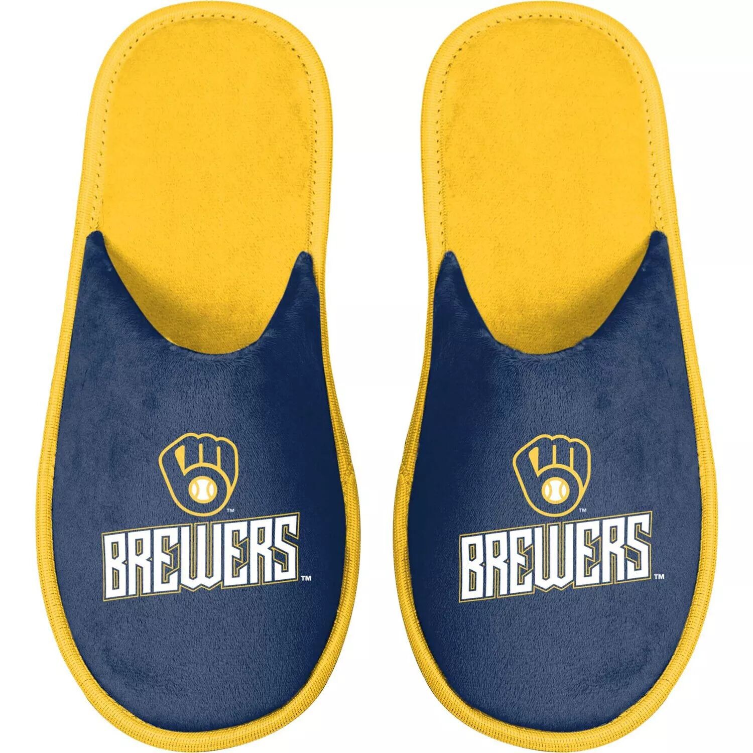 

Мужские шлепанцы FOCO Milwaukee Brewers Scuff