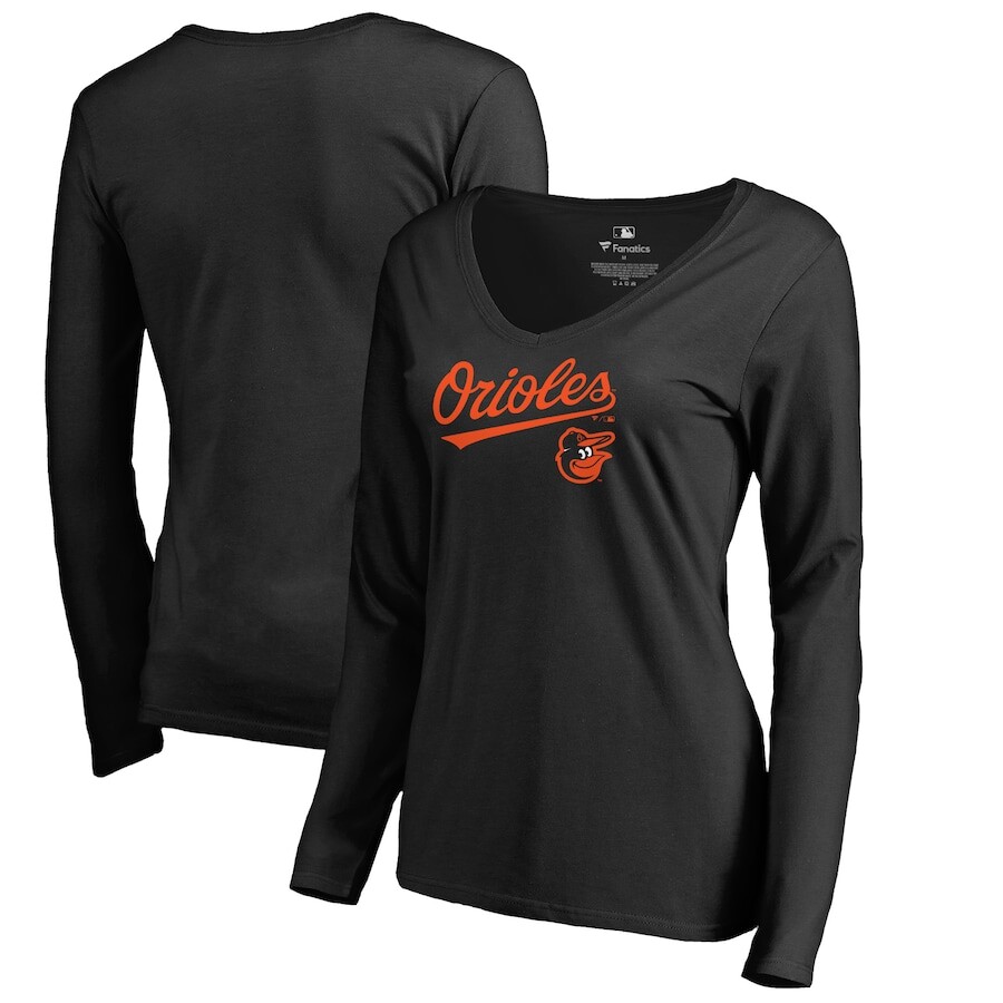 

Футболка с длинным рукавом Fanatics Branded Baltimore Orioles, черный