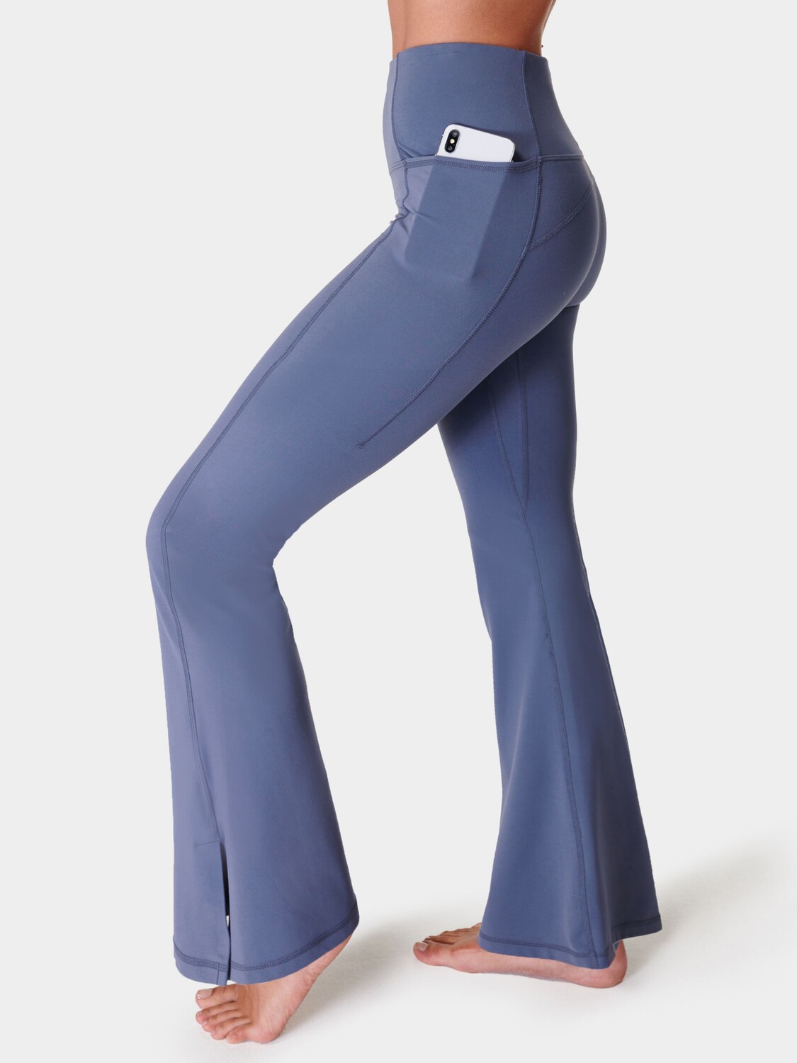 

Супермягкие брюки для йоги Sweaty Betty, 30 дюймов, бесконечные синие, Синий
