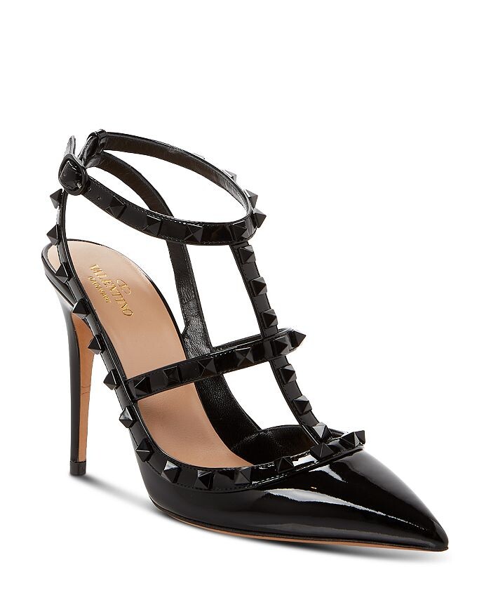 

Женские кожаные туфли Rockstud Cage с заклепками Valentino Garavani