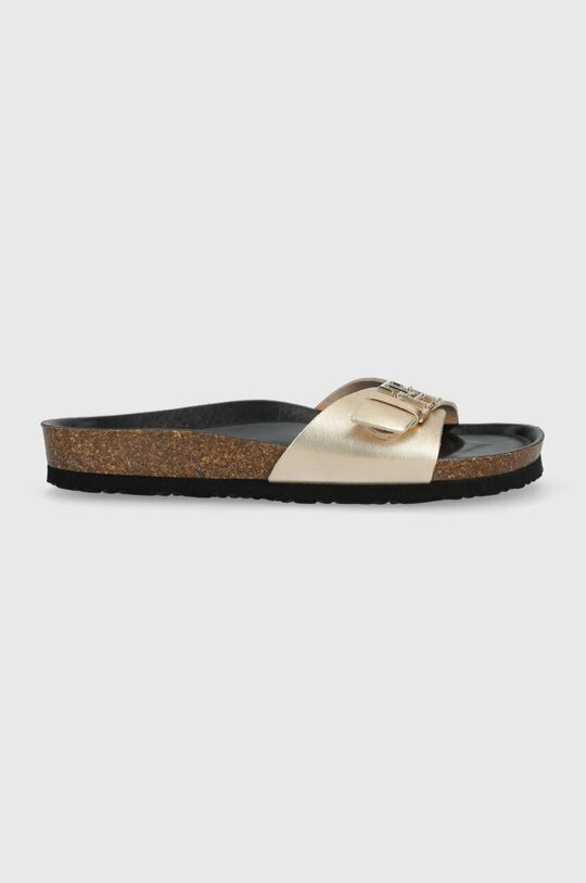 

Кожаные тапочки TH MULE SANDAL GOLDEN Tommy Hilfiger, золотой
