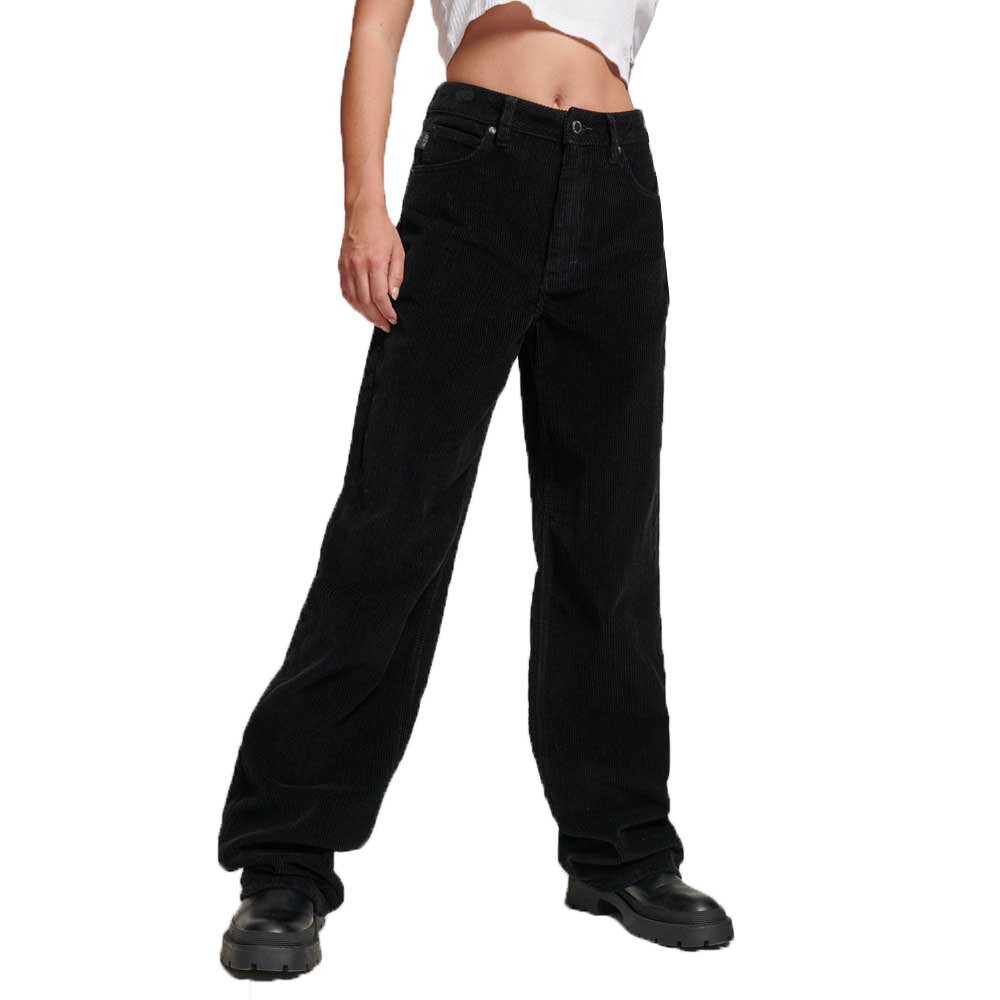 

Брюки Superdry Vintage Cord Wide, черный