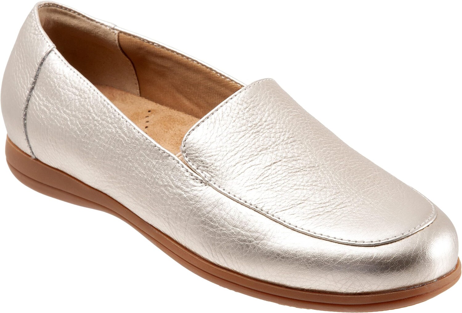 

Лоферы Deanna Trotters, цвет Champagne Metallic Leather