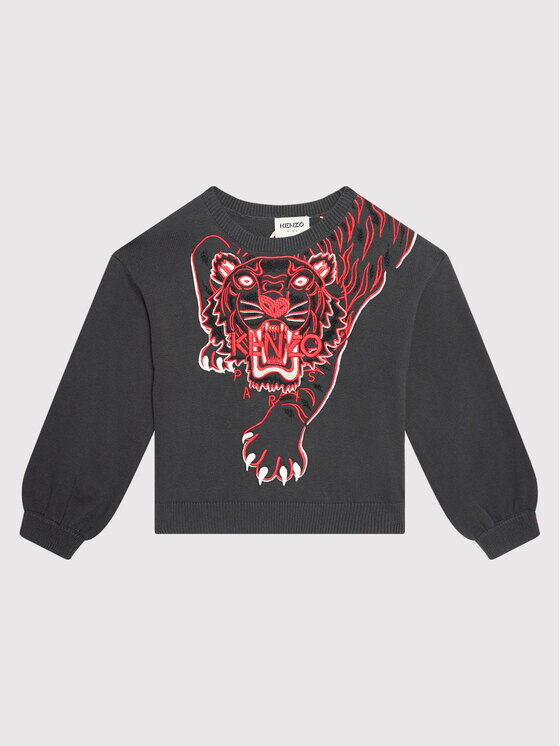 

Свитер обычного кроя Kenzo Kids, серый