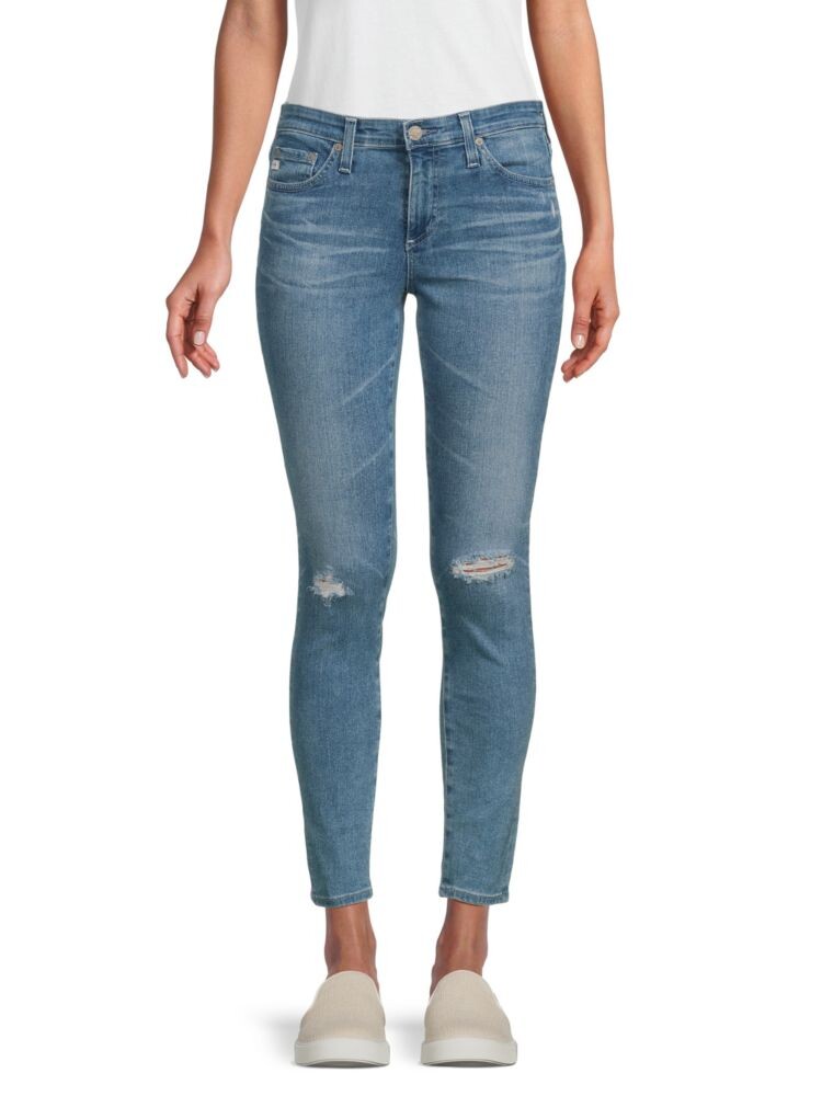 

Джинсы суперскинни Ag Jeans, цвет Medium Wash