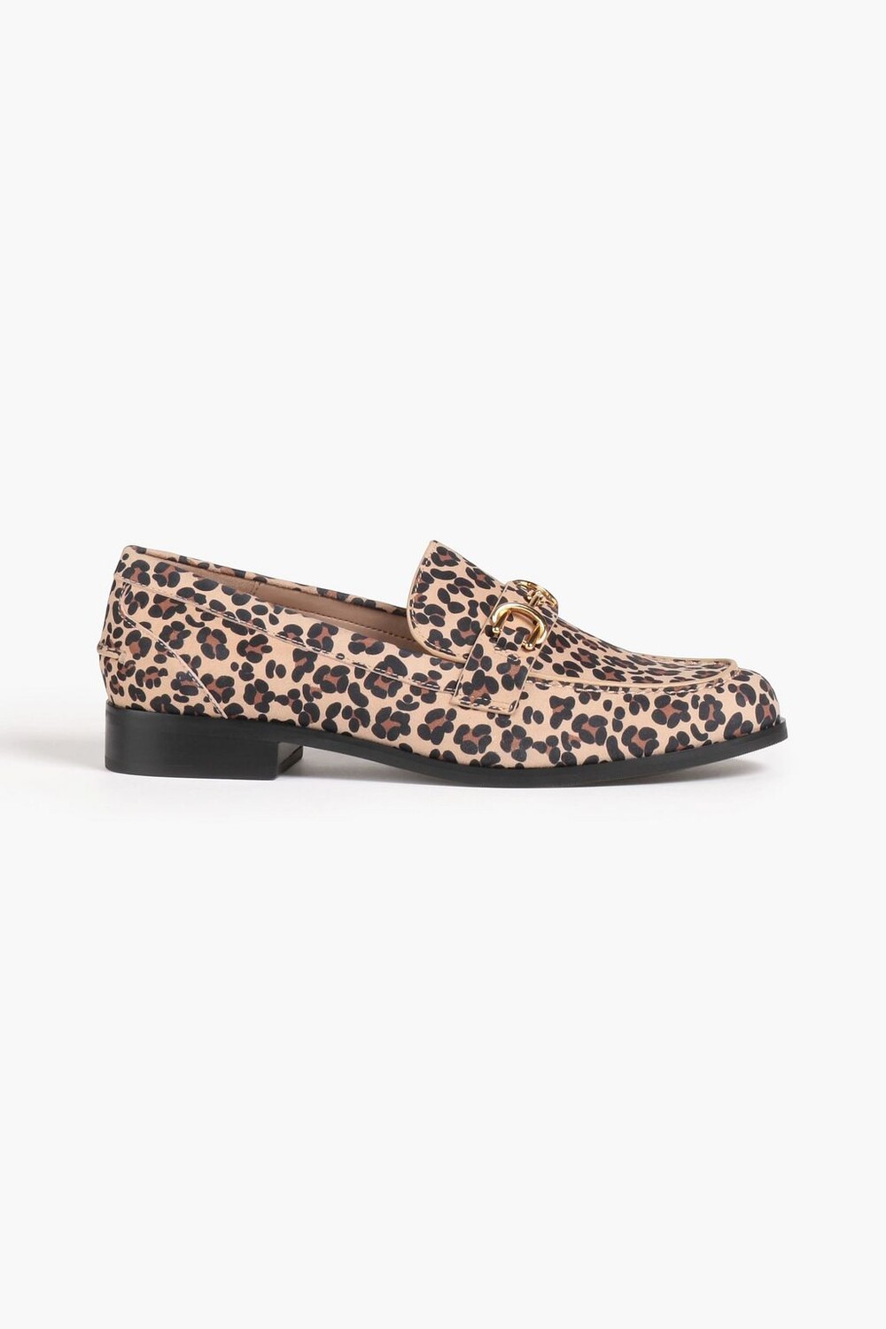 

Замшевые лоферы Owen с леопардовым принтом STUART WEITZMAN, животный принт, Коричневый