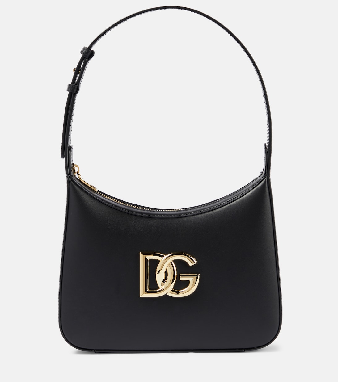Кожаная сумка через плечо Dolce&Gabbana, черный