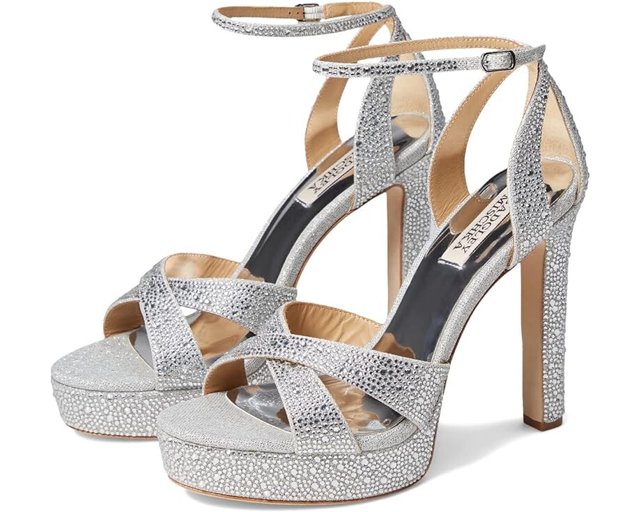 

Туфли Badgley Mischka Fizzy, серебряный