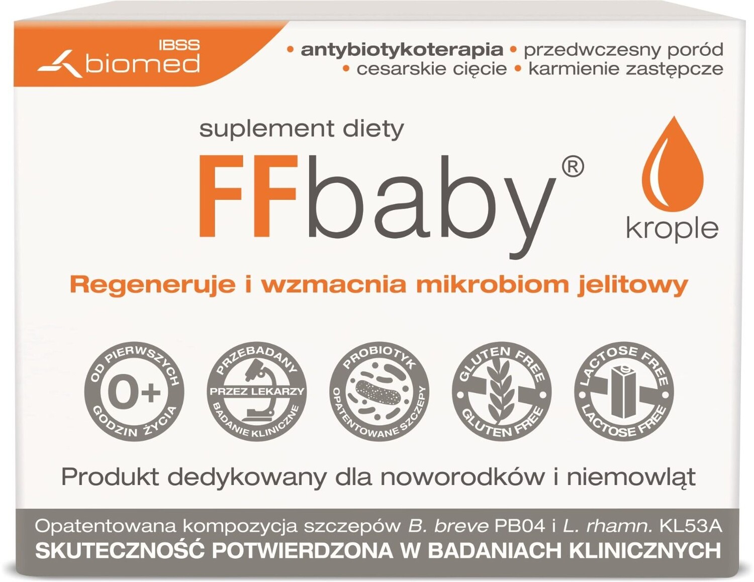 

Пробиотик для детей FF Baby Krople, 10 мл