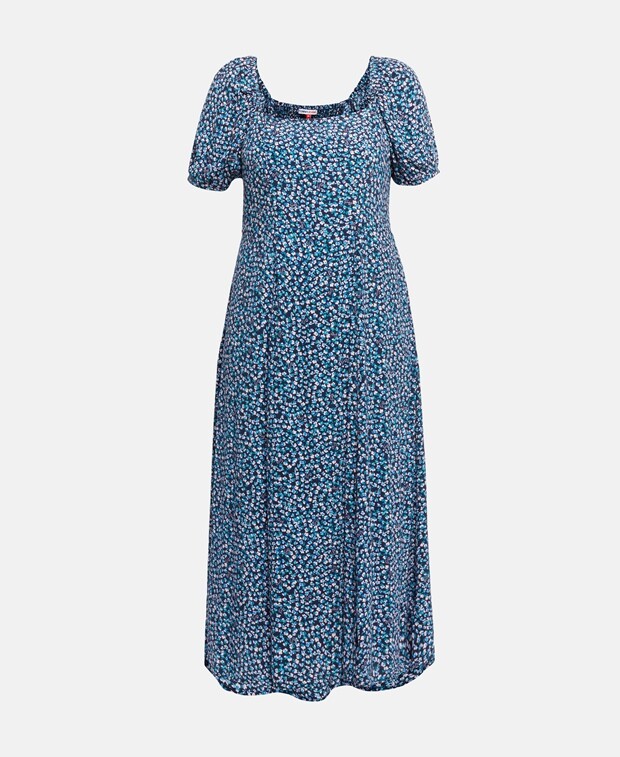 

Длинное платье Tommy Jeans Curve, темно-синий