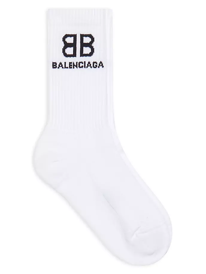

Теннисные носки Bb Balenciaga, белый