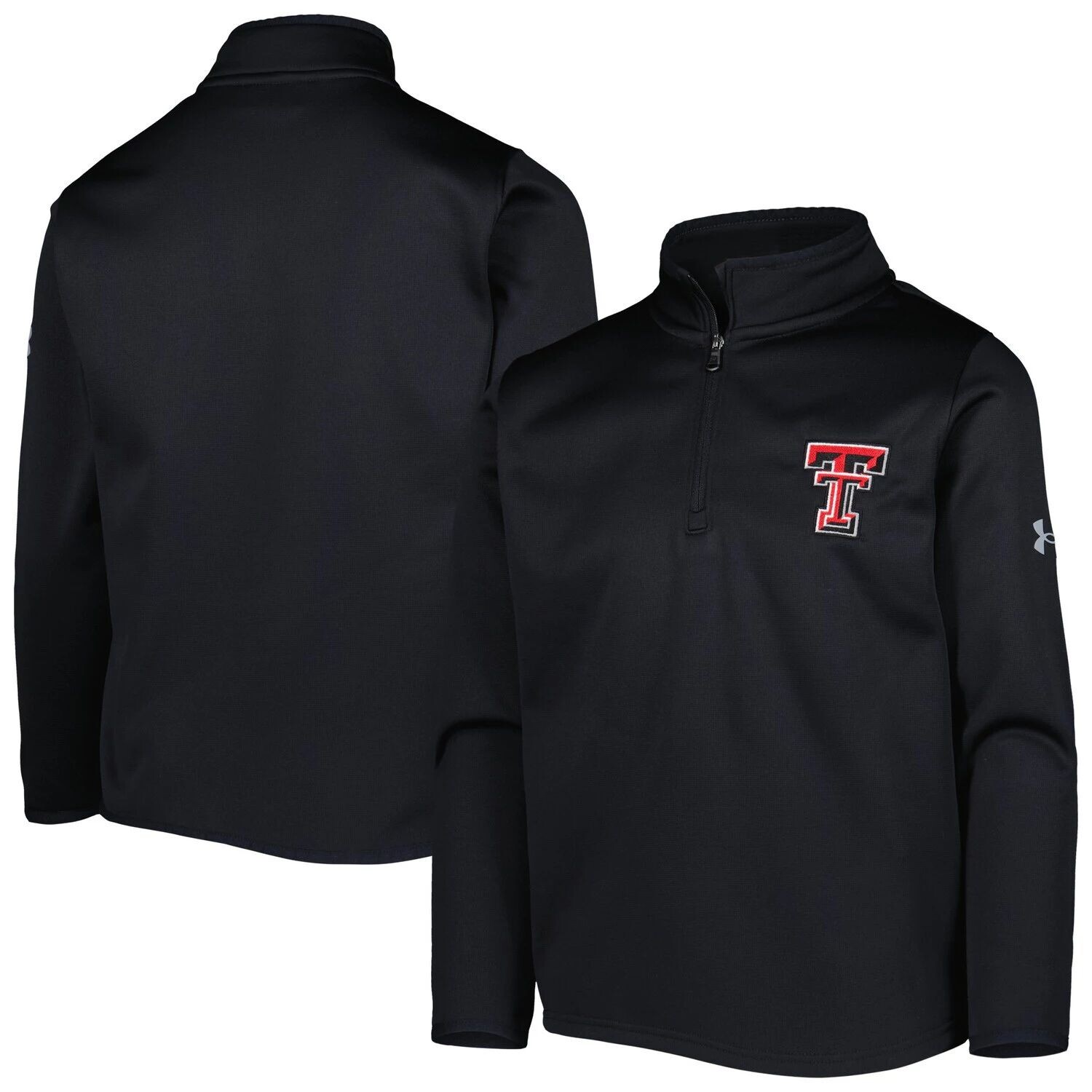 

Черная флисовая куртка с молнией на четверть Youth Under Armour Texas Tech Red Raiders Under Armour