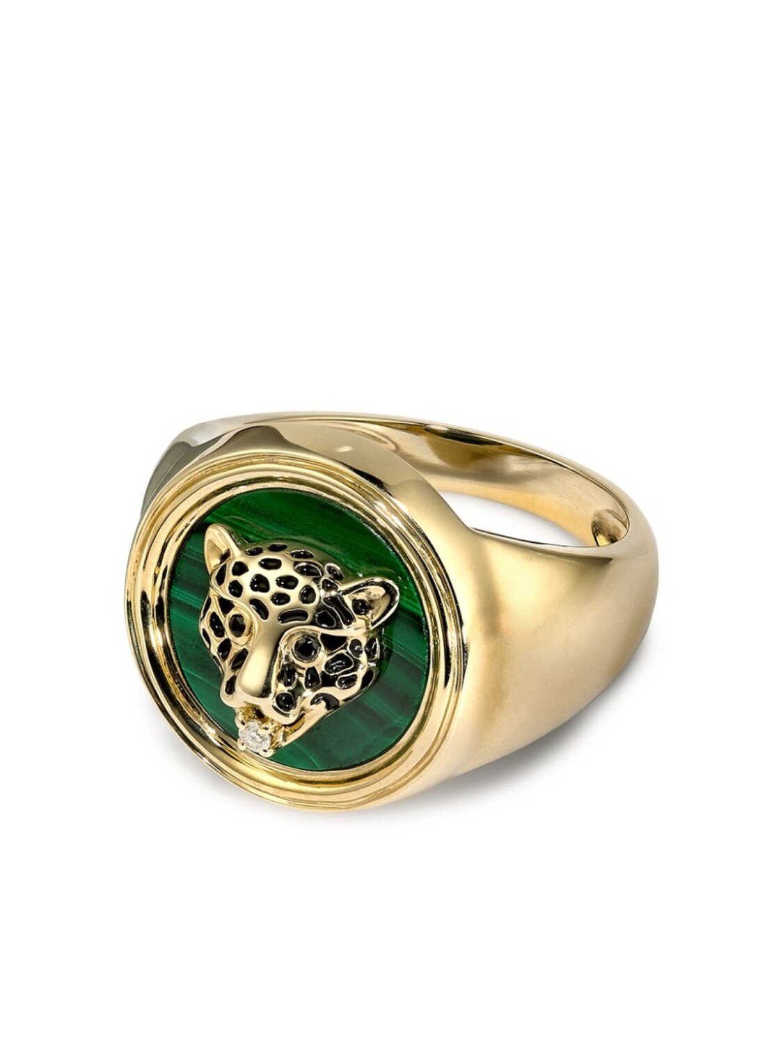 

Кольцо Leopard из желтого золота с бриллиантом Yvonne Léon, золотой