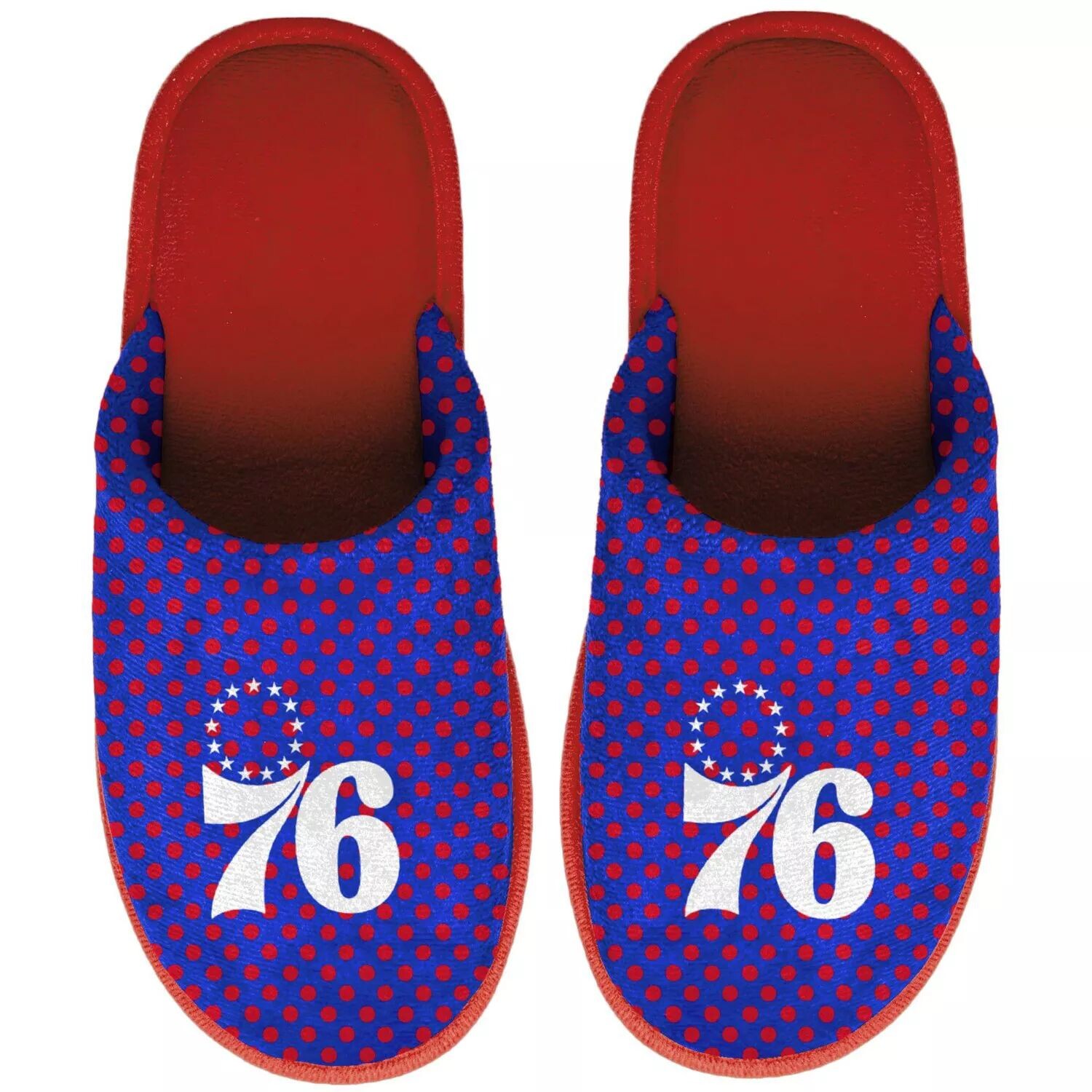 

Женские тапочки с большим логотипом FOCO Philadelphia 76ers