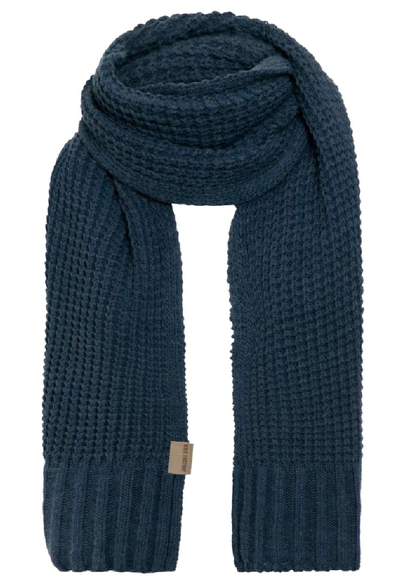 Шарф ROBIN Knit Factory, цвет jeans