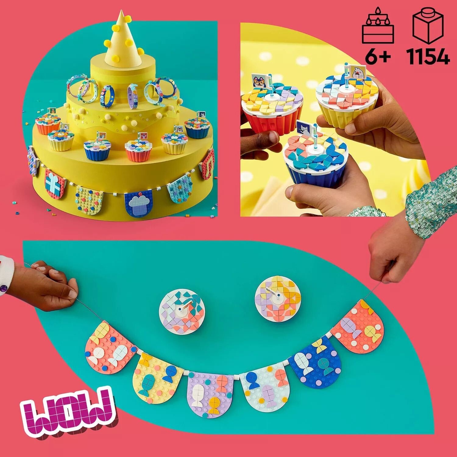 

LEGO DOTS Ultimate Party Kit 41806 Набор для украшения поделок своими руками LEGO