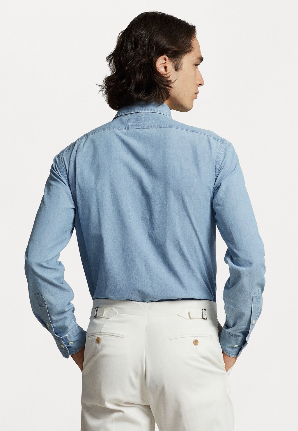 

Рубашка CUSTOM FIT INDIGO CHAMBRAY SHIRT Ralph Lauren, синий